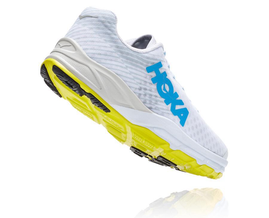 Hoka One One Koşu Ayakkabısı Erkek Beyaz - Evo Carbon Rocket - UF7046182